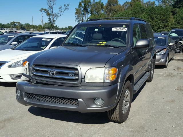 5TDBT48AX3S199323 - 2003 TOYOTA SEQUOIA LI GRAY photo 2