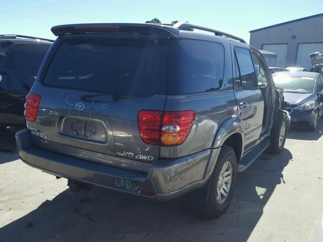 5TDBT48AX3S199323 - 2003 TOYOTA SEQUOIA LI GRAY photo 4