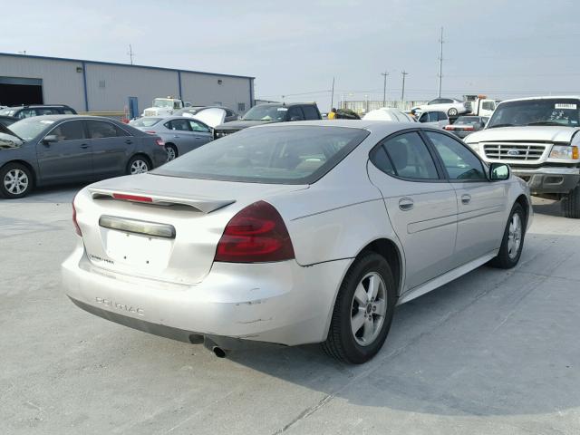 2G2WP552661148300 - 2006 PONTIAC GRAND PRIX SILVER photo 4