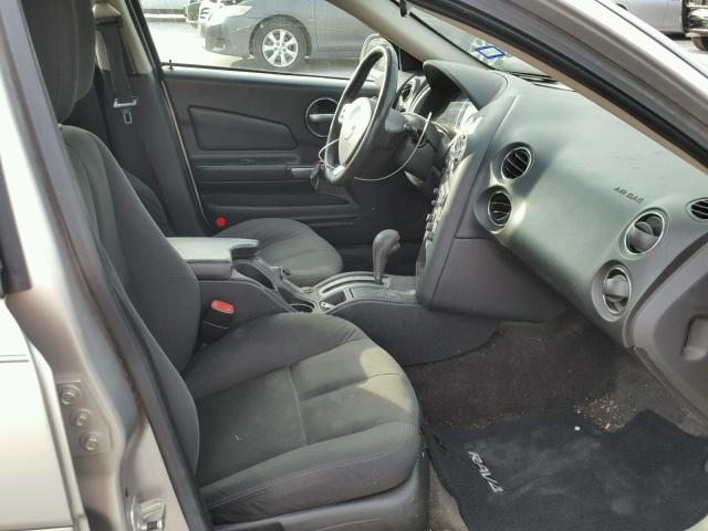 2G2WP552661148300 - 2006 PONTIAC GRAND PRIX SILVER photo 5