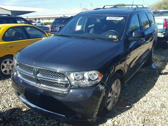 1C4RDJDGXDC552540 - 2013 DODGE DURANGO CR BLUE photo 2