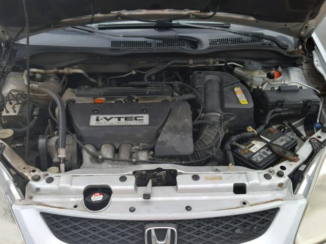 SHHEP33572U300549 - 2002 HONDA CIVIC SI SILVER photo 7