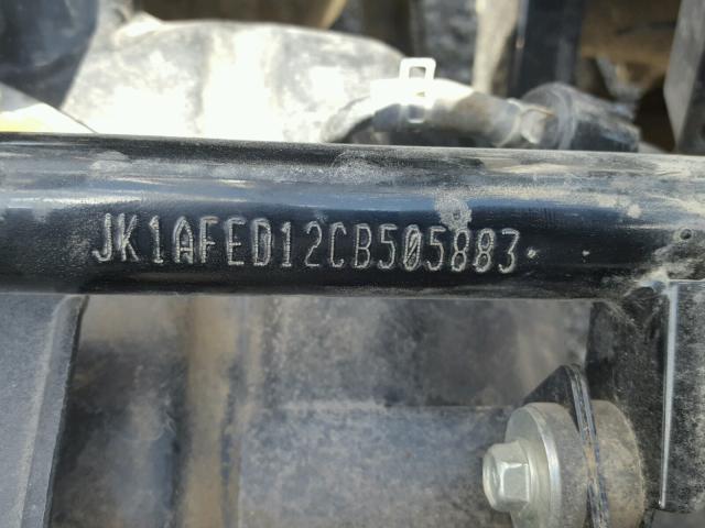 JK1AFED12CB505883 - 2012 KAWASAKI KAF400 D BLACK photo 10