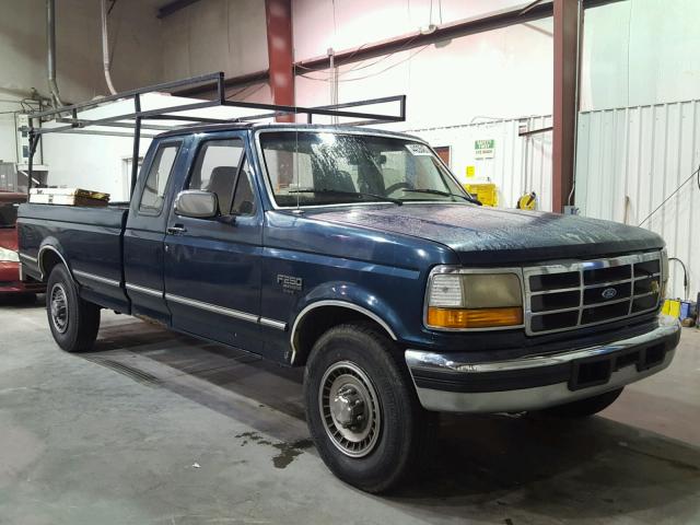 1FTHX25F6RKB47402 - 1994 FORD F250 BLUE photo 1