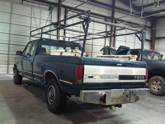 1FTHX25F6RKB47402 - 1994 FORD F250 BLUE photo 3