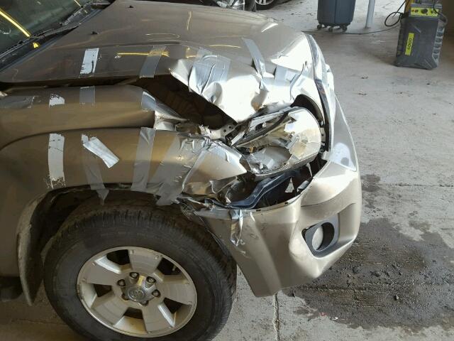 JTEBU14R670125165 - 2007 TOYOTA 4RUNNER SR TAN photo 9