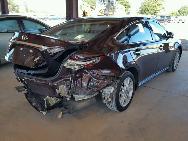 4T1BK1EB2EU133888 - 2014 TOYOTA AVALON BAS 栗色 照片 4