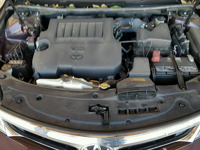 4T1BK1EB2EU133888 - 2014 TOYOTA AVALON BAS 栗色 照片 7