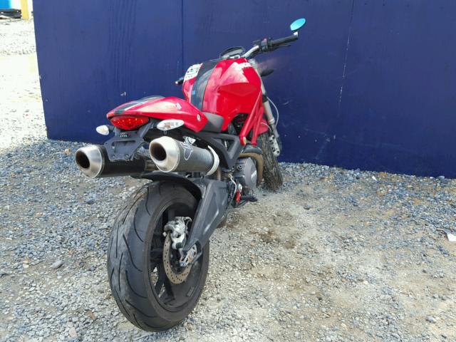 ZDM1RADNXAB034382 - 2010 DUCATI MONSTER RED photo 4