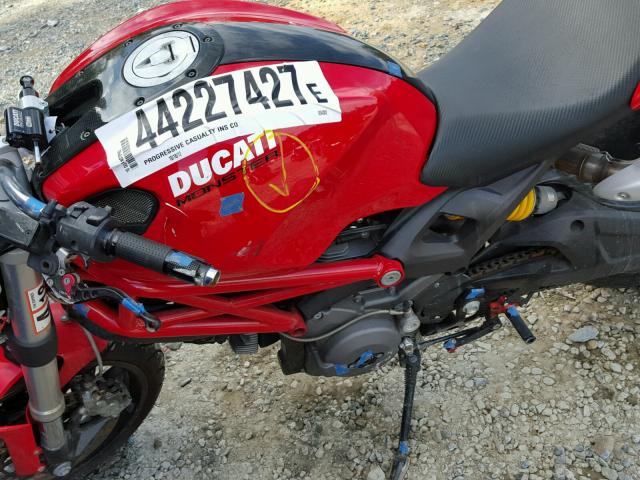 ZDM1RADNXAB034382 - 2010 DUCATI MONSTER RED photo 9