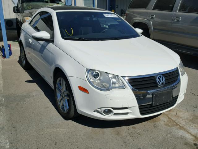 WVWFA71F39V012212 - 2009 VOLKSWAGEN EOS LUX WHITE photo 1