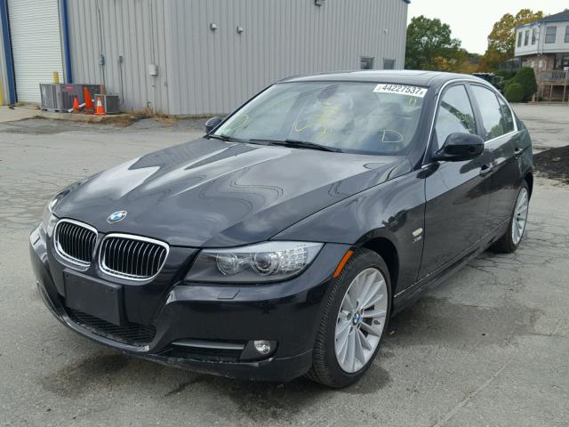 WBAPL5C56BA918372 - 2011 BMW 335 BLACK photo 2