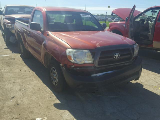 5TENX22N17Z357994 - 2007 TOYOTA TACOMA RED photo 1