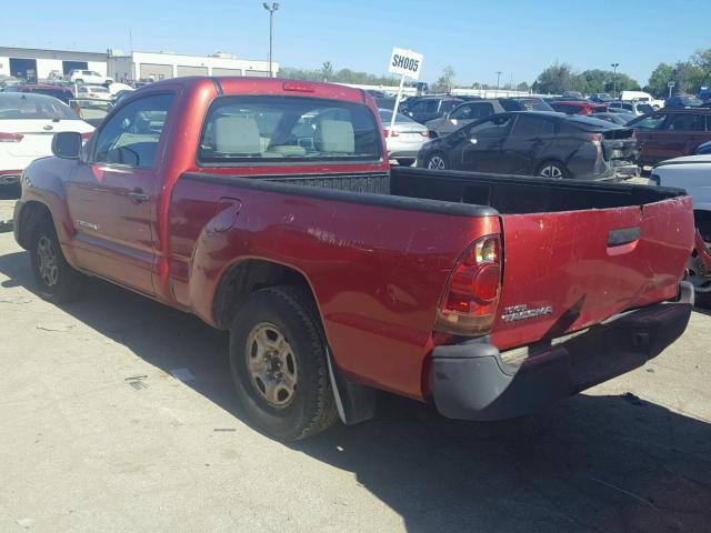 5TENX22N17Z357994 - 2007 TOYOTA TACOMA RED photo 3