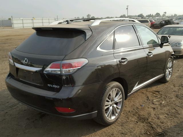 2T2BK1BA7DC204638 - 2013 LEXUS RX 350 BLACK photo 4