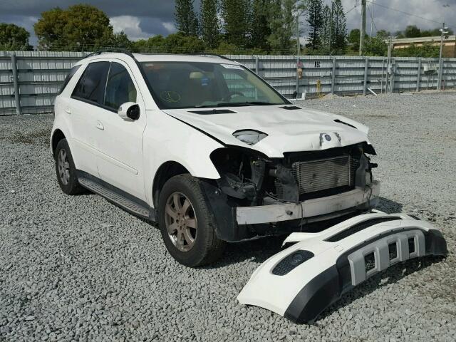 4JGBB22E67A237647 - 2007 MERCEDES-BENZ ML 320 CDI WHITE photo 1