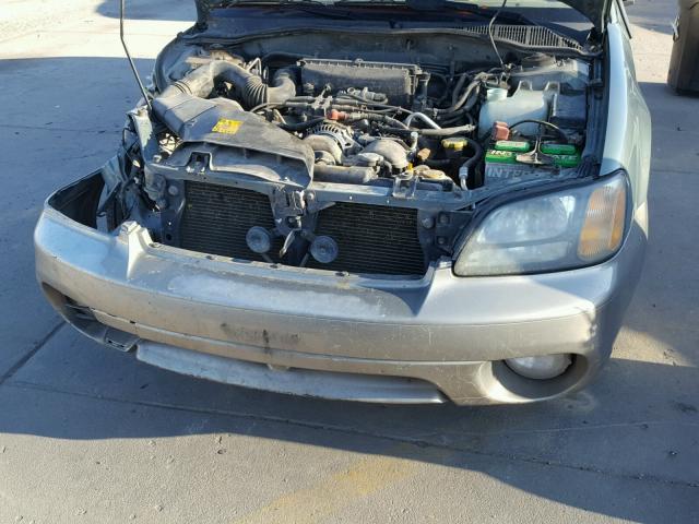 4S3BH675037628898 - 2003 SUBARU LEGACY OUT GREEN photo 7