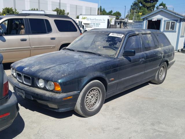 WBAHJ6322SGD24979 - 1995 BMW 525 IT AUT GREEN photo 2