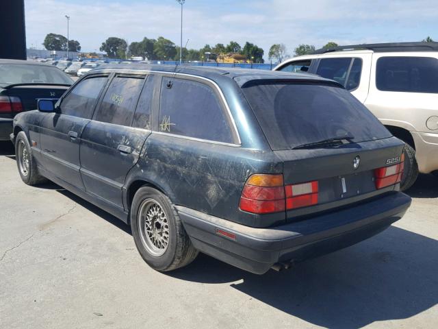 WBAHJ6322SGD24979 - 1995 BMW 525 IT AUT GREEN photo 3