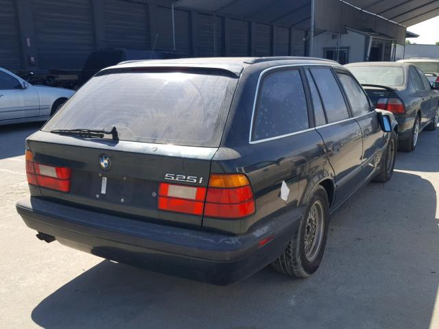 WBAHJ6322SGD24979 - 1995 BMW 525 IT AUT GREEN photo 4
