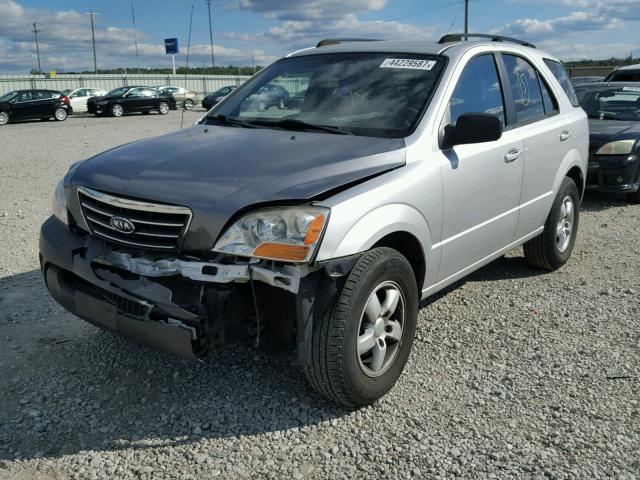 KNDJC735385828750 - 2008 KIA SORENTO EX SILVER photo 2