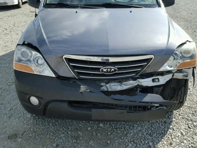 KNDJC735385828750 - 2008 KIA SORENTO EX SILVER photo 7