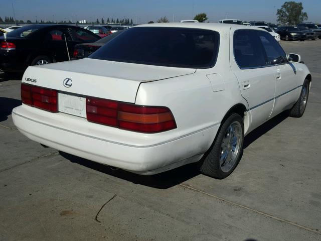 JT8UF11E5P0181234 - 1993 LEXUS LS WHITE photo 4