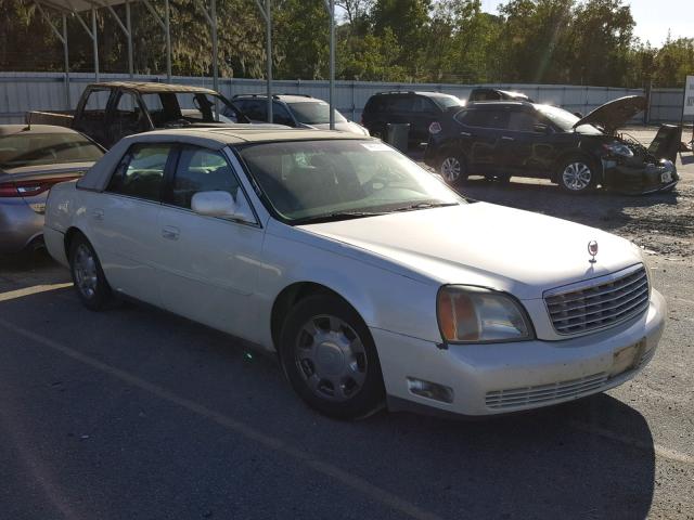 1G6KD54Y92U245307 - 2002 CADILLAC DEVILLE WHITE photo 1