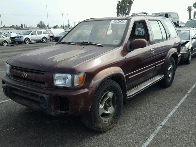 JNRAR05Y3VW013497 - 1997 INFINITI QX4 BURGUNDY photo 2