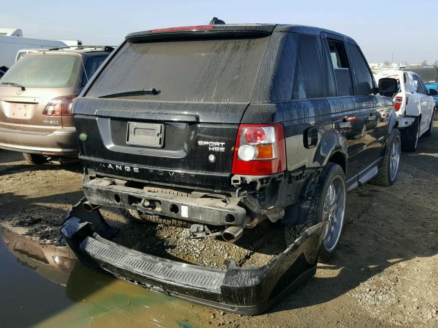 SALSF25486A959589 - 2006 LAND ROVER RANGE ROVE BLACK photo 4