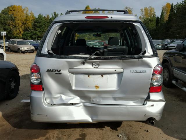 JM3LW28AX50548042 - 2005 MAZDA MPV SILVER photo 9