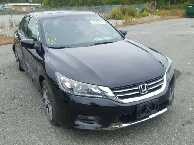 1HGCR2F52EA019248 - 2014 HONDA ACCORD SPO BLACK photo 1