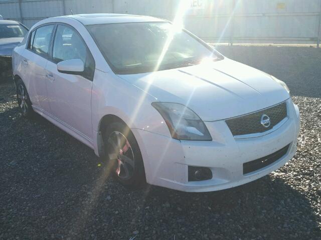 3N1AB6AP7CL673567 - 2012 NISSAN SENTRA 2.0 WHITE photo 1