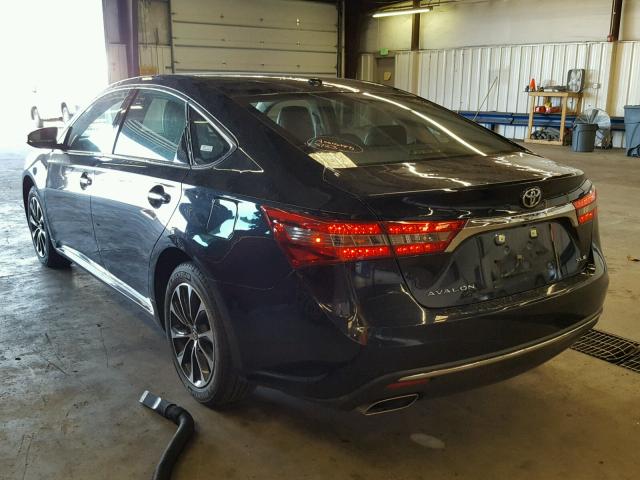 4T1BK1EB9JU285743 - 2018 TOYOTA AVALON XLE BLUE photo 3