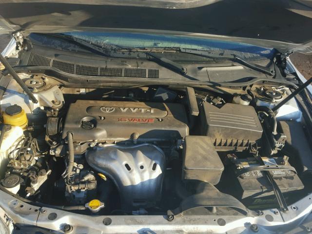 4T1BE46K97U161620 - 2007 TOYOTA CAMRY NEW SILVER photo 7