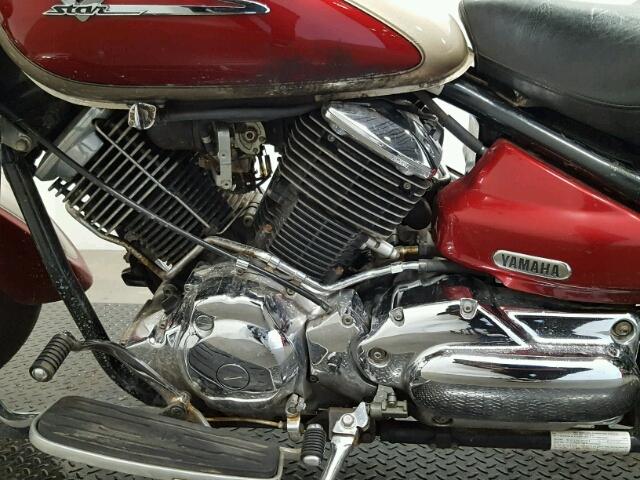 JYAVP11E44A050560 - 2004 YAMAHA XVS1100 A MAROON photo 6