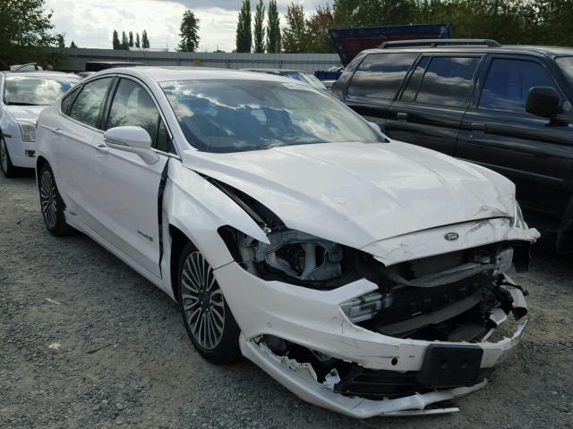 3FA6P0RU0JR187775 - 2018 FORD FUSION TIT WHITE photo 1