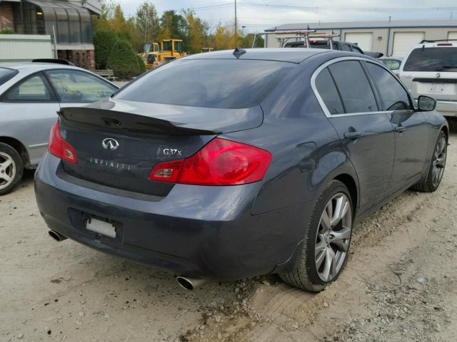 JNKCV61F49M359151 - 2009 INFINITI G37 BLUE photo 4