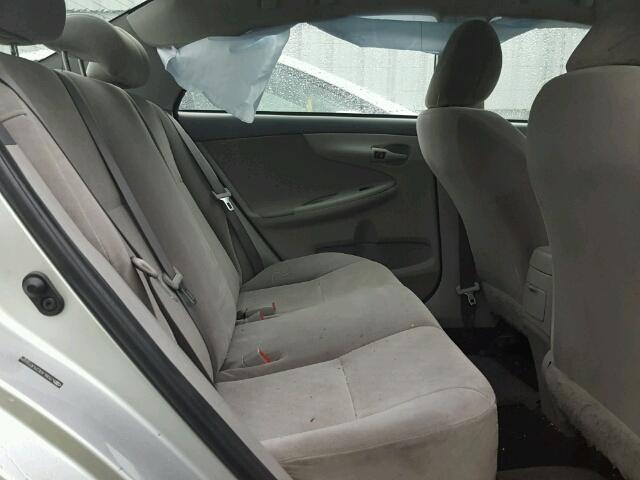 JTDBL40E29J016646 - 2009 TOYOTA COROLLA BA SILVER photo 6