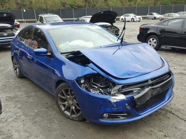 1C3CDFBAXDD320973 - 2013 DODGE DART SXT BLUE photo 1