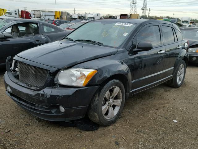 1B3CB3HA9AD568555 - 2010 DODGE CALIBER MA BLACK photo 2