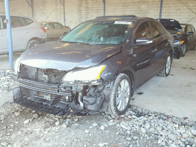 3N1AB7AP7FY227058 - 2015 NISSAN SENTRA S GRAY photo 2