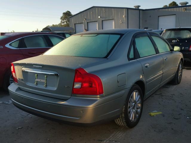 YV1TH592861443677 - 2006 VOLVO S80 GREEN photo 4