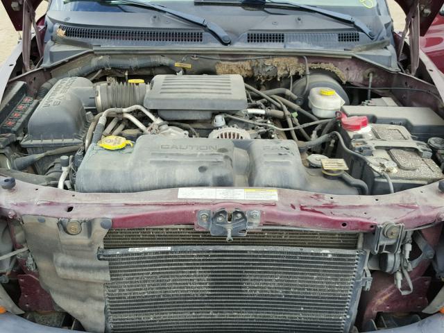 1D4HS38N93F541616 - 2003 DODGE DURANGO SP BURGUNDY photo 7