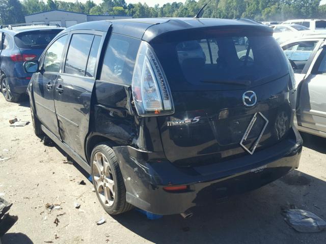 JM1CR293790342148 - 2009 MAZDA 5 BLACK photo 3