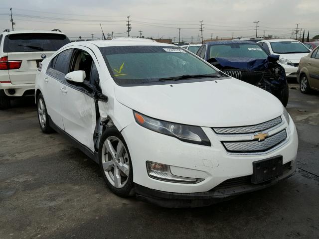 1G1RE6E44EU134705 - 2014 CHEVROLET VOLT WHITE photo 1