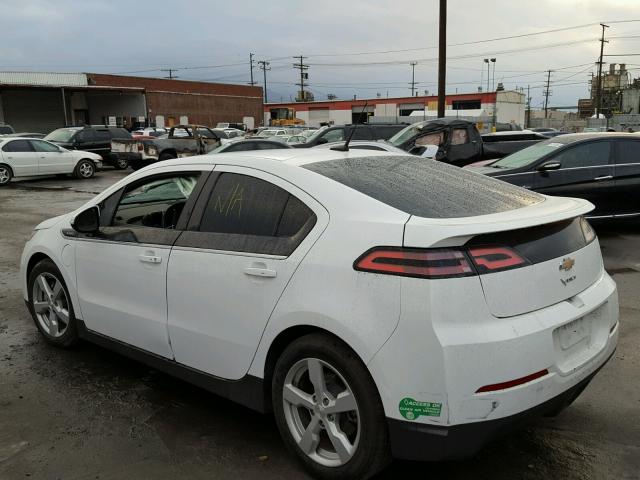 1G1RE6E44EU134705 - 2014 CHEVROLET VOLT WHITE photo 3