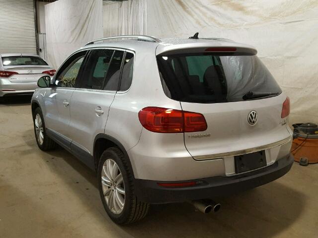 WVGMV7AX2HK020396 - 2017 VOLKSWAGEN TIGUAN COM 银色 照片 3