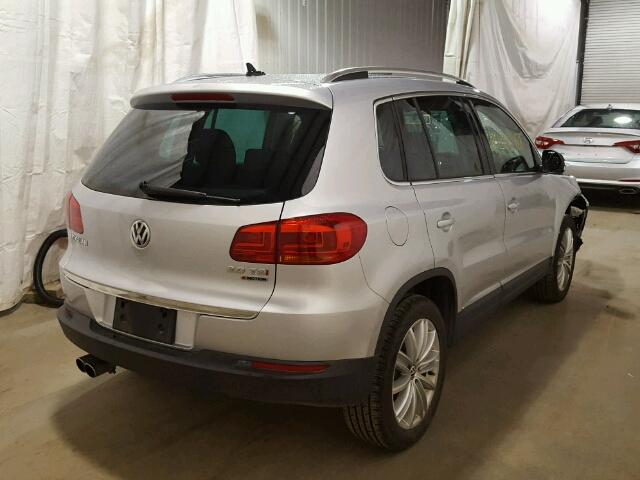 WVGMV7AX2HK020396 - 2017 VOLKSWAGEN TIGUAN COM 银色 照片 4