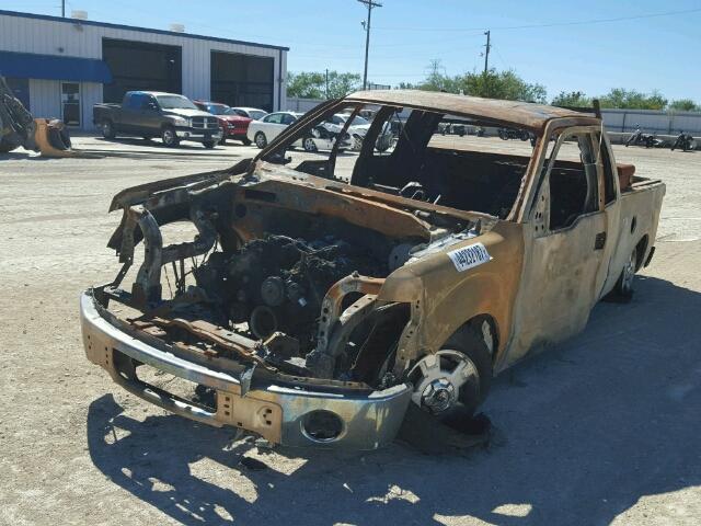 1FTFX1CF0EKE31400 - 2014 FORD F150 SUPER BURN photo 2